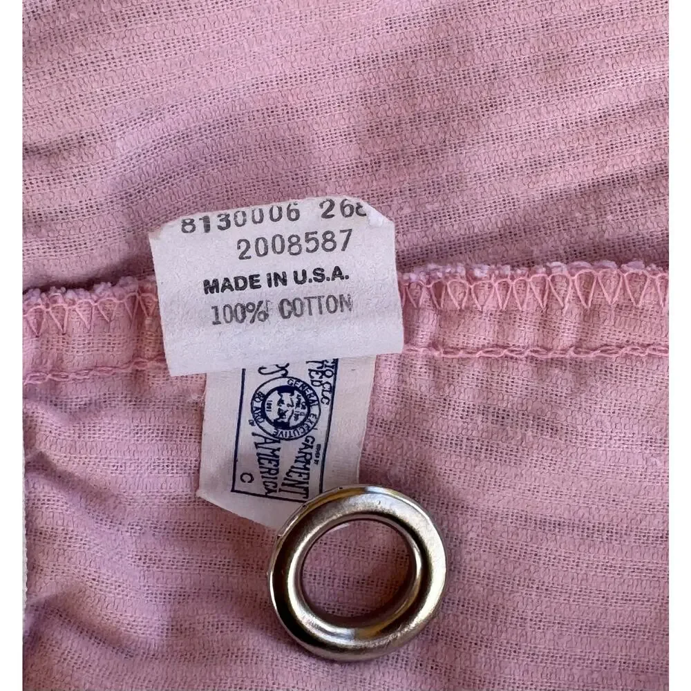 Vintage Oshkosh B'Gosh Vestbak 24M Pink Corduroy Overalls Made in USA